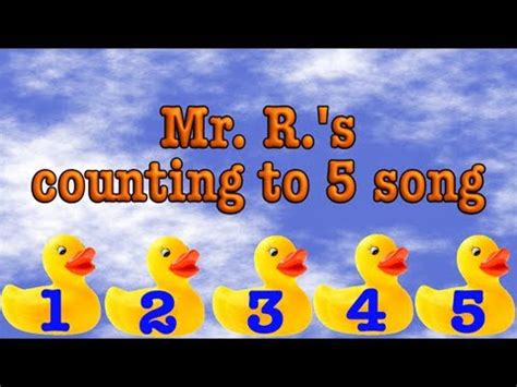 songs for counting|counting to five songs.